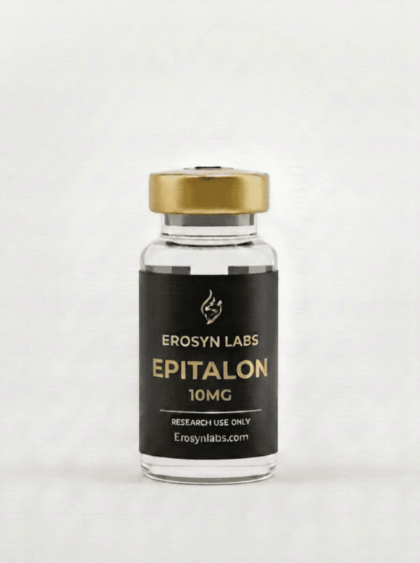 Epitalon 10mg research peptide vial - Erosyn Labs, research use only